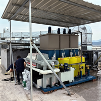 Station de traitement des eaux usées par électrocoagulation électronique pour la récupération des métaux lourds dans le cycle chimique de l'électrodéposition