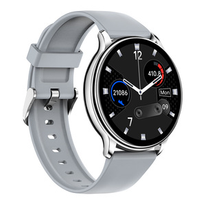 2023 nuovo arrivo Smart Watch impermeabile BT chiamando <span class=keywords><strong>orologio</strong></span> a schermo rotondo <span class=keywords><strong>con</strong></span> <span class=keywords><strong>cinturino</strong></span> <span class=keywords><strong>in</strong></span> pelle e <span class=keywords><strong>acciaio</strong></span> <span class=keywords><strong>Smartwatch</strong></span> - Product Image 4