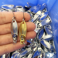 Mini cuillère en métal pour la pêche, 1,5 g-3,5 g, spinnerbait, jigging lure pour la pêche en eau salée et la pêche à la truite en rivière