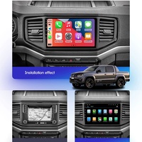 Autoradio Android 9 pouces avec écran tactile, Carplay, Android Auto, navigation pour VW Amarok 2017-2024
