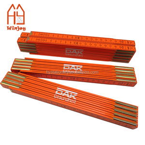 Règle en bois pliable personnalisée <span class=keywords><strong>de</strong></span> 2 m, règle <span class=keywords><strong>de</strong></span> <span class=keywords><strong>charpentier</strong></span> portable et pliable avec échelle métrique pour la construction et le bricolage - Product Image 3