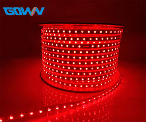 Alta calidad AC110V 220V 60leds/M tubo de una sola fila impermeable IP67 5050RGB tira de LED para exteriores - Product Image 5