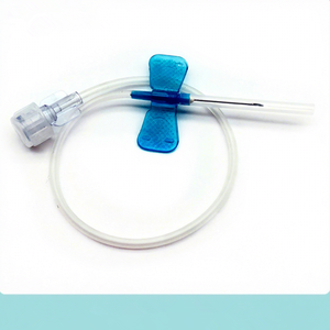 Agujas de Mariposa Desechables para Uso Médico con Conexión Luer Slip Lock, Diferentes Tamaños, Codificadas por Color, 21g 23g, Sets para Venas del Cuero Cabelludo, Cuidado Veterinario - Product Image 3