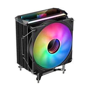 Leo cooler am4 am5 pc 4, dissipador de calor cpu de alumínio cobre, para processador amd