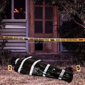 Halloween Aufblasbare Outdoor-Deko mit Beleuchtung: Gruselige Fake-Leichen aus Seidenstoff, 1,5m, für Erwachsene - Product Image 2