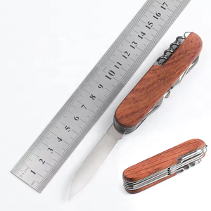 Personalización aceptada 11 en 1 plegable multiusos suizos con mango de madera de múltiples herramientas de bolsillo de la <span class=keywords><strong>Knife</strong></span> - Product Image 6