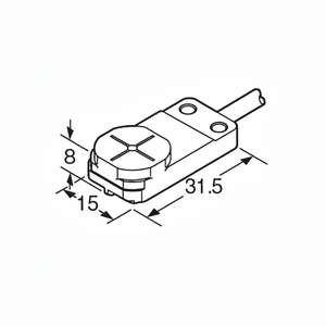 Para sensor de proximidad inductivo de forma rectangular Panasonic - Product Image 1