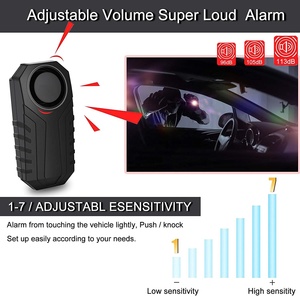 <span class=keywords><strong>Alarm</strong></span> Anti Maling Nirkabel 113dB untuk Sepeda Motor, Sepeda, Pintu, Jendela, Tahan Air, dengan Remote - Product Image 4