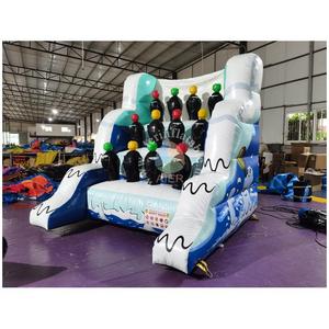 Jeu de lancer d'anneaux gonflable interactif commercial <span class=keywords><strong>Mini</strong></span> Seals Hoopla pour événements et fêtes, pour enfants et adultes, prix usine - Product Image 2