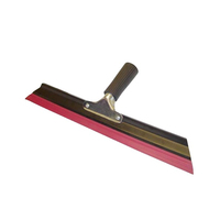 Outils pour sols en époxy, raclette, lisseur de cloisons sèches, truelle magique droite avec poignée filetée pour le nivellement automatique
