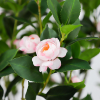 Fabrik-Großhandel Handgefertigter Einzelstiel Chinesische Rose Heim Hochzeit Events Dekoration Weihnachten Künstliche Blumen Rosenbaum