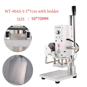 Bán tự động da dập nổi lá Máy ép nhiệt biểu tượng tùy chỉnh tem trên Gỗ PVC giấy Điều kiện Mới kỹ thuật số dập nóng - Product Image 6