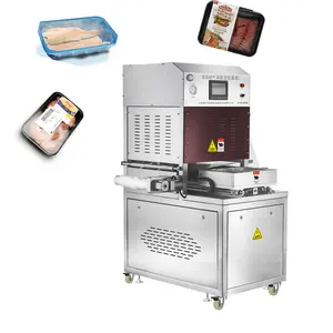 Máquina de embalagem de atmosfera modificada para refeições prontas, seladora de bandeja de mapa, fornecedores e fabricantes