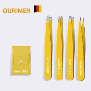 Pinzas para Cejas con Punta Inclinada y Logotipo Personalizado, Pinzas de Acero Inoxidable para Manicura, Depilación, Herramienta de Salón - Product Image 5