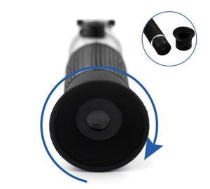 Hydromètre pour brassage maison 7733921567705550-40% Brix Meter 0-25% Réfractomètre pour vin, sucre, fruits, moût, plastique - Product Image 2