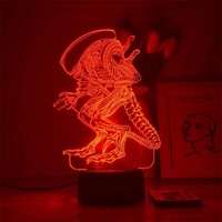 Lampe de nuit led optique 3d pour chambre d'enfant, étoiles Wars