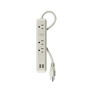 หลักมี24ยูนิตแบบสัมผัส16 AWG 3อินพุต2พอร์ต USB Suppressor 300 J - Product Image 1