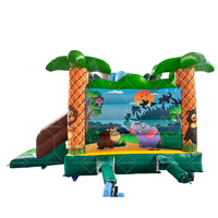 Maison gonflable commerciale de rebond de château d'enfants et château plein d'entrain sautant de toboggan d'eau pour le divertissement