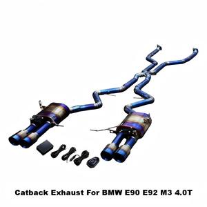 ท่อไอเสียแบบ Catback วาล์วไทเทเนียม Vortex สำหรับ BMW M3 E90 E92 E93 S65 4.0L V8 ปี 2007-2013 ชุดท่อเก็บเสียงสำหรับรถแข่งสมรรถนะสูง - Product Image 1