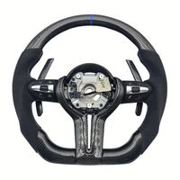 Volant pour BMW Série 3 et 5 F01 F02 F05 F10 F11 F30 F33 F38 F10 F15 F20 F34 F80 F88 E90 E71 en fibre de carbone