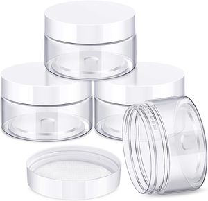 Bán buôn chăm sóc da rỗng cơ thể chà <span class=keywords><strong>Jar</strong></span> container rõ ràng vòng nhựa 8 oz cơ thể chà lọ có nắp đậy - Product Image 2