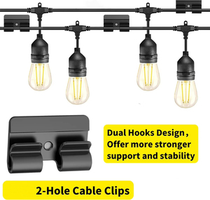 134Piece Wholesale Factory Price Plastic Self <b>Adhesive</b> Cable Clips Holder & <b>Hook</b> Cable Management Kit - Product Image 3