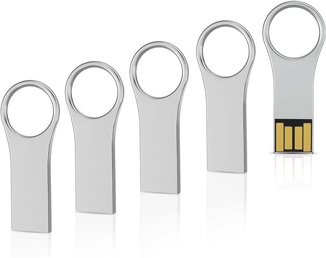 32GB Metal Key Shape USB 2.0 Flash Drive Thumb Memory Stick for PC Laptop Desktop Computer