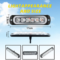 Nouveauté : Systèmes d'éclairage automobile, lumières LED étanches pour calandre avant avec télécommande filaire pour camionnettes, SUV et véhicules automobiles