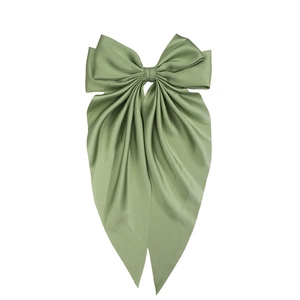 <span class=keywords><strong>Arcs</strong></span> à cheveux longues queues pour filles Accessoires pour filles de haute qualité Pinces à cheveux colorées pour femmes - Product Image 1