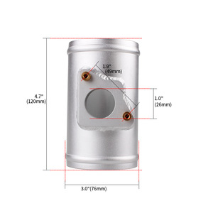 Base de débitmètre d'air en alliage d'aluminium, 2.5, 2.75, 3.0 pouces, pour Honda, Toyota, Subaru, Mazda, pièce de rechange MAF005 - Product Image 4
