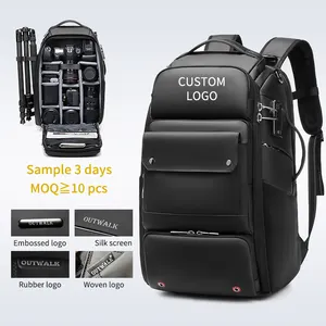 Mochila antirrobo a prueba de golpes para hombre, bolsa de viaje dslr, impermeable, profesional, para cámara