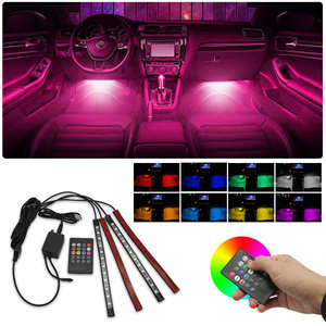 5050 RVB décoration étanche bande led ambiance d'éclairage <span class=keywords><strong>automatique</strong></span> lumière intérieure de voiture - Product Image 4