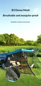 Tente arrière de SUV HOUMU lumineuse et résistante au vent avec conception stable pour le <span class=keywords><strong>camping</strong></span> familial - Product Image 2