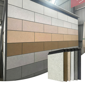 Panneau mural <span class=keywords><strong>sandwich</strong></span> en métal isolé en polyuréthane PU pour maison conteneur et abri de jardin démontable - Product Image 1