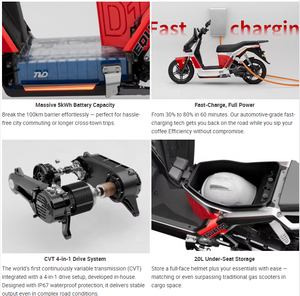 Motocicleta Eléctrica EEC para Adultos, Motocicleta Eléctrica de Largo Alcance para Desplazamientos Urbanos, <span class=keywords><strong>Moto</strong></span> Elettrica de 72V - Product Image 4