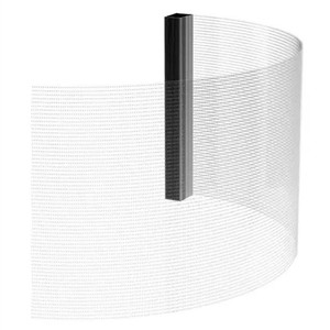 Écran LED transparent flexible, module d'affichage LED en cristal, montage mural intérieur, pixel de 2 mm, couleur argent, utilisation publicitaire - Product Image 1