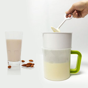 Filtre à liquide 1,2L/1,5L pour yaourt, soja et noix, outil de cuisine en matériau de qualité alimentaire, panier filtrant pour lait, noix et soja - Product Image 2