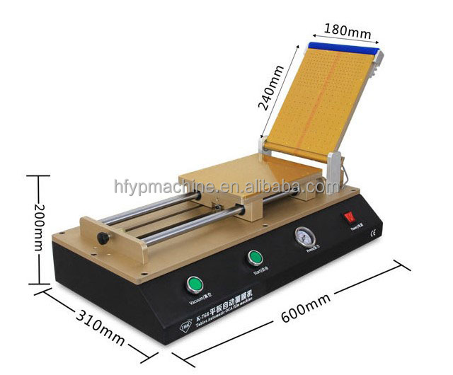 Air Compressor Repairing Phone LCD Screen Film Laminator Machine With Built in Vacuum Pump Polarizer Film Laminator Machine
