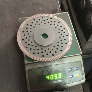 Prensa en caliente Discos turbo de 180mm Hoja de sierra Color azul <span class=keywords><strong>oscuro</strong></span> para granito de corte verdadero Grado industrial con CN;FUJ 2,8mm 7/8IN 10mm - Product Image 2