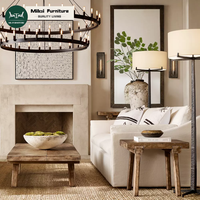 Ensemble de canapés modulaires tendance en forme de L, canapé personnalisé en tissu, structure en bois massif, coussin en peluche, hôtel, bureau, hall