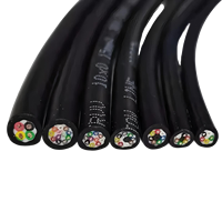 Câble de commande blindé JINGWEI en cuivre KVVP, multiconducteur 0,5 mm 1,5 mm 2,5 mm, isolé PVC, anti-interférence, pour signalisation et contrôle
