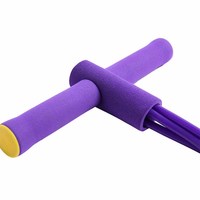 Bande de Résistance Élastique Multifonctionnelle pour Yoga avec 4 Tubes et Pédale de Traction