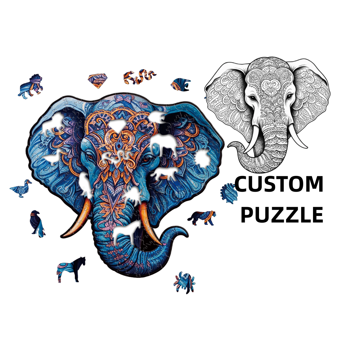 Animal Wooden Puzzle