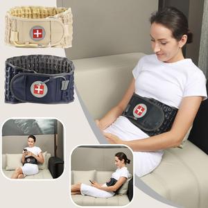 Ceinture de soutien lombaire à décompression par traction pneumatique pour soulagement des douleurs dorsales et lombaires, masseur unisexe - Product Image 6