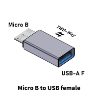 Conector adaptador Micro B USB C 3,0 macho a tipo C hembra para disco duro externo Cable HDD