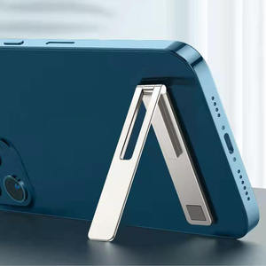 미니 금속 킥스탠드 폴딩 폰 스탠드 홀더 미니 폴더블 합금 휴대폰 홀더 - Product Image 2