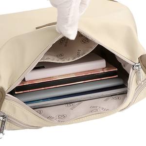 Bolso de hombro tipo bandolera de tela Oxford ligero de gran capacidad a la moda <span class=keywords><strong>para</strong></span> mujer con diseño elegante de lona 2025 - Product Image 5