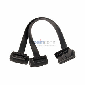 OBD2 16ピンスプリッタYスプリッターOBDオス2メス延長ケーブル - Product Image 1