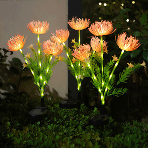 Luces Solares para Jardín, Decoración de Césped con Flores LED, Resistentes al Agua, Iluminación para Patio Exterior con Panel Solar, Independientes - Product Image 1