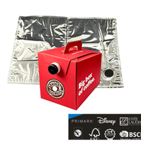 Sac de café liquide 96 oz en boîte, sac BIB de qualité alimentaire avec valve distributeur pour l'emballage de boissons de café infusé à froid